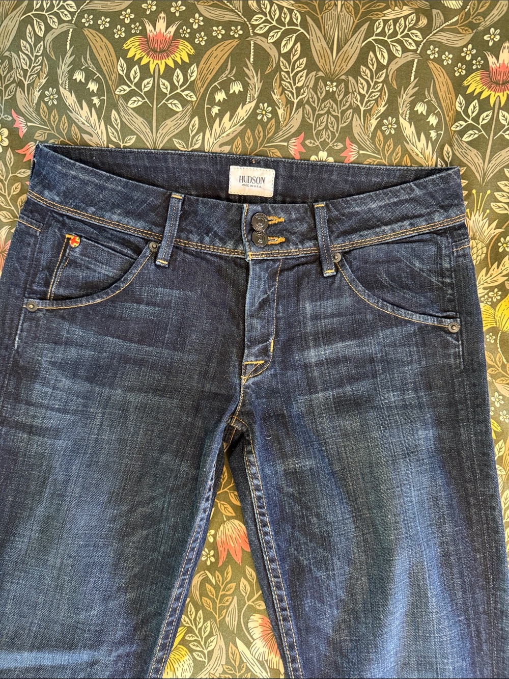 Hudson Jeans Dark Blue Slim Straight Women's Jeans size 27 - Picture 5 of 12